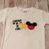 Personalized custom mickey mouse 2nd birthday shirt, two, boy